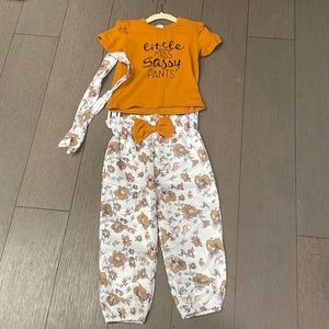 Matching Pants & Shirt Set NWOT